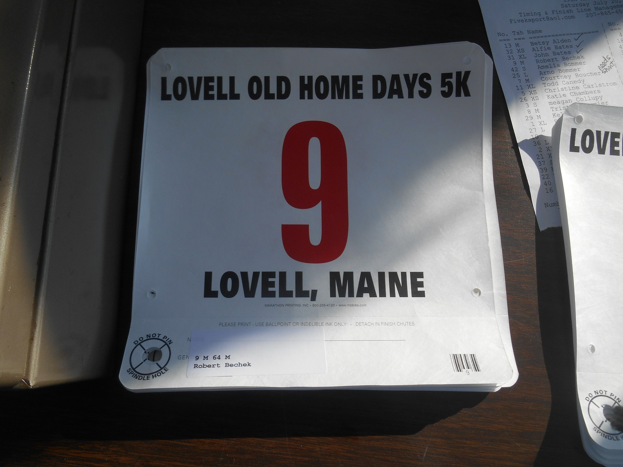 20th Annual Lovell Old Home Days 5k Race